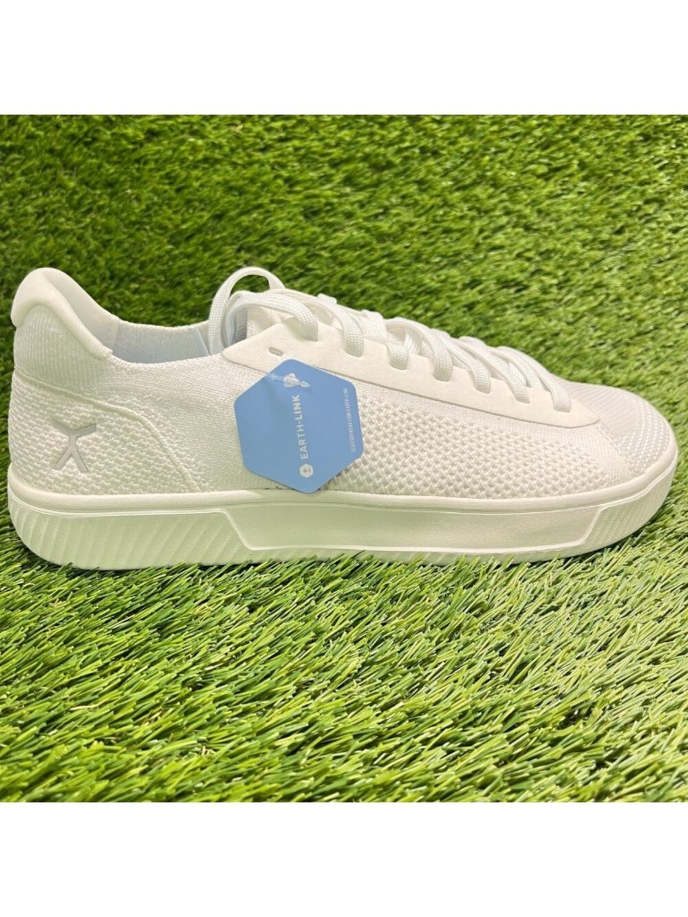 Flux Footwear Adapt Trainer White Mens Size 10 Athletic Knit Shoes Sneakers